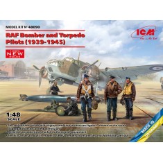 1/35 RAF Bomber and Torpedo Pilots 1939-1945 (3 pilots, 2 technicians)