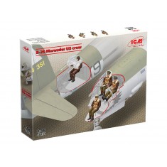 1/48 US B-26 Marauder Crews: 2x Pilot, 1x Bombardier-navigator, 1x Gunner