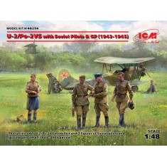 1/48 Soviet U-2/PO-2VS w/ Pilots & GP 1943-45 (1 kit & 7 figures)