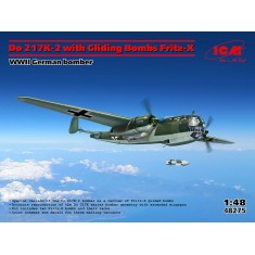 1/48 WWII German Do 217K-2 with Gliding bombs Fritz-X Bomber