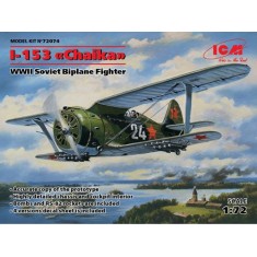 1/72 WWII Soviet Biplane Fighter Polikarpov I-153 "Chaika"