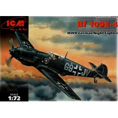 1/72 WWII German Night Fighter Messerschmitt Bf 109E-4 
