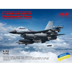 1/72 Ukrainian Air Force F-16AM with GBU-39 Small Diameter Bombs