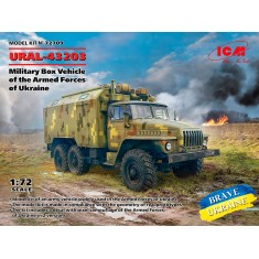 1/72 Ukraine Armed Forces URAL-43203 Military Box Vehicle
