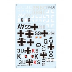 Decals for 1/48 Messerschmitt Bf 110D & E