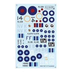 Decals for 1/48 RAF Republic P-47 Thunderbolt