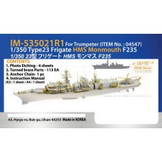 1/350 HMS Monmouth F235 Type 23 Frigate Detail-up Set for Trumpeter kit #04547