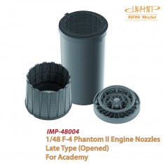 1/48 F-4 Phantom II Engine Nozzles Late Type (Opened) for Academy kits