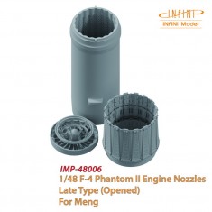 1/48 F-4 Phantom II Engine Nozzles Late Type (Opened) for Meng kits