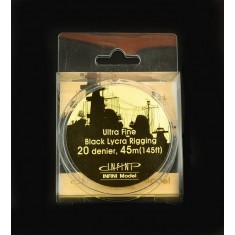 1/700 Black Ship Rigging 20 Denier - Ultra Fine (45m / 145ft)