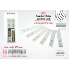 Premium Zebra Sanding Stick (Sankyo) #400 (2pcs)
