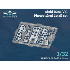 1/32 Aichi D3A1 Val Photoetched Instrument Panel set for Infinity #3206