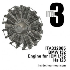 1/32 BMW 132 Engine for ICM Henschel Hs-123