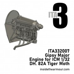 1/32 Gipsy Major Engine for ICM DH.82A Tiger Moth
