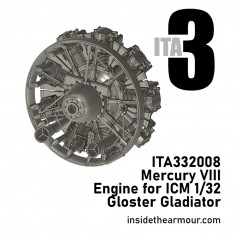 1/32 Bristol Mercury VIII Engine for ICM Gloster Gladiator