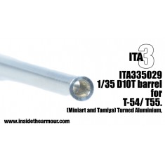 1/35 Soviet D10T Rifled Aluminium Barrel for T-54/T-55/SU-100 for Tamiya/MiniArt kit
