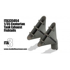 1/35 Centurion Tank Fishtail Exhausts (2pcs) for AFV Club kits