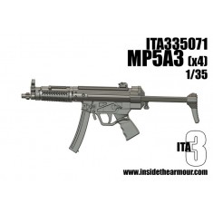 1/35 MP5A3 Submachine Gun (4pcs)