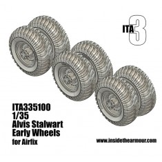 1/35 Alvis Stalwart Early Wheels for Airfix kit