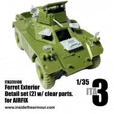 1/35 Ferret Exterior Upgrade Part 2 with Clear Parts for Airfix kit