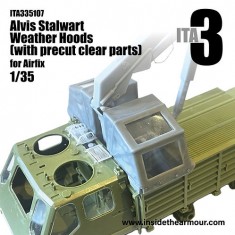 1/35 Alvis Stalwart Weather Hoods (with precut clear parts) for Airfix kit 