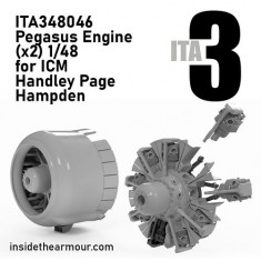 1/48 Handlet Page Hampden Bristol Pegasus Engines (x2) for ICM kits