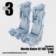 1/48 Martin Baker Type 7A Seats for FG.1 FG,2 British Phantoms (2pcs)
