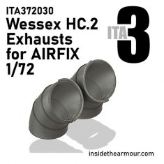 1/72 Westland Wessex HC.2 Exhausts for Airfix kits