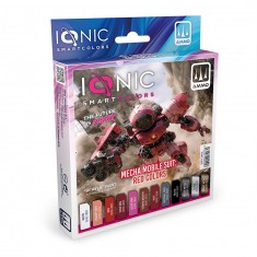Acrylic Paints set - Smart Colors #Mecha Mobile Suit - Red (12x 20ml)