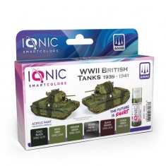Acrylic Paints - Smart Colors #WWII British Tanks 1939-1941 (6x 20ml)