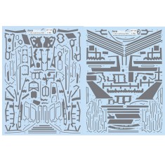 1/48 F-35A Ram Radar Absorbing Material Decals for Meng Model
