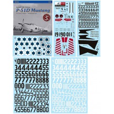 1/32 IAF P-51D Mustang Decals for Tamiya/Trumpeter/Hasegawa kits