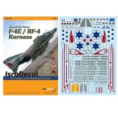 1/72 IAF F-4E/RF-4 Kurnass Marking Decals