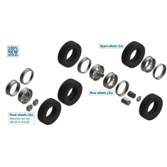 1/24 European Tractor Tires and Rims