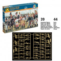 1/72 Austrian and Russian Allied General Staff in Napoleonic Wars (39 Figures+5 Horses)