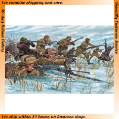 1/72 WWII Russian Infantry in winter uniform