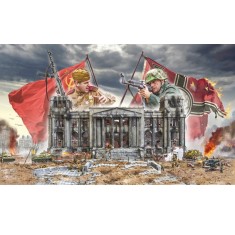 1/72 Berlin 1945 Fall of the Reich Battle Set: Reichstag, German & Russian Figures, Tanks