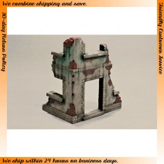 1/35 WWII Ruined European House Corner