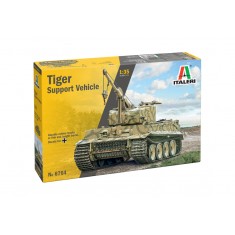 1/35 Tiger Support Vehicle with Gluable Rubber, Link Length Tracks