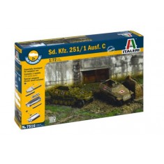 1/72 SdKfz.251/1 Ausf.C Personnel Carrier - Fast Assembly (2 Sets)