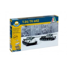 1/72 WWII Russian T-34/76 M42 - Fast Assembly (2 sets)