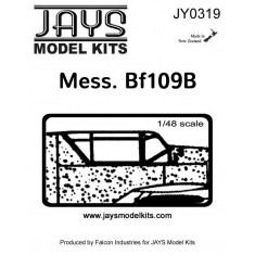 1/48 Messerschmitt Bf109B Vacuum Form Canopy 