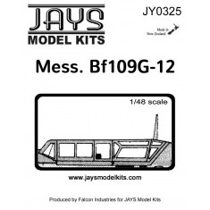 1/48 Messerschmitt Bf109G-12 Vacuum Form Canopy