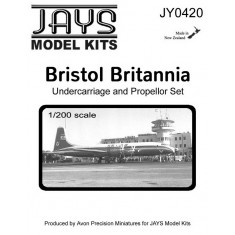 1/200 Bristol Britannia Undercarriage and Propeller Set (metal)