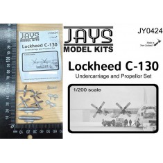 1/200 Lockheed C-130 Undercarriage and Propeller (metal)