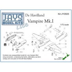 1/72 de Havilland Vampire Mk.I (Lite) Single