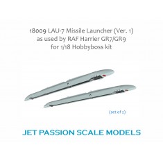 1/18 RAF Harrier Gr7/9 LAU-7 Sidewinder Rails Version #1 (2pcs) for Hobby Boss