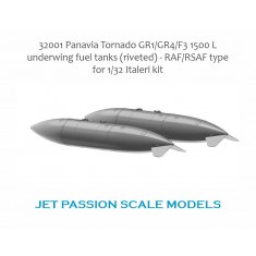 1/32 RAF/RSAF Tornado 1500 L Underwing Fuel Tanks (Riveted) for Italeri kits