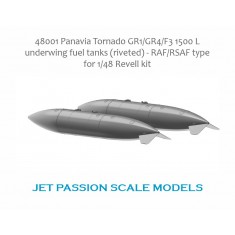 1/48 RAF/RSAF Tornado 1500 L Underwing Fuel Tanks (Riveted) for Revell kits