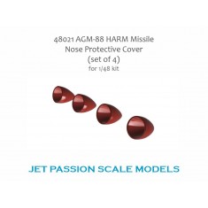 1/48 AGM-88 Harm Missile Nose Protective Cap (4pcs)